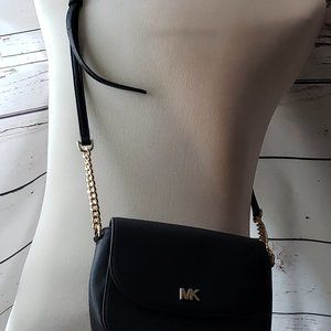 Michael Kors NWOT Cross Body Black Handbag Leather